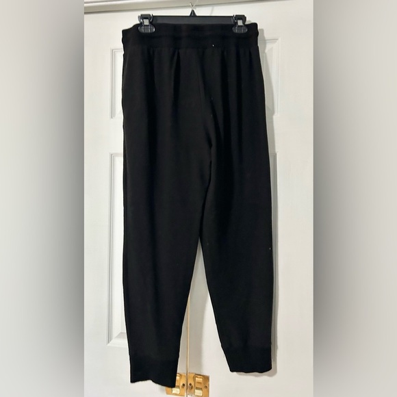 Time & tru pants black sweat yoga woman size large - Picture 2 of 3